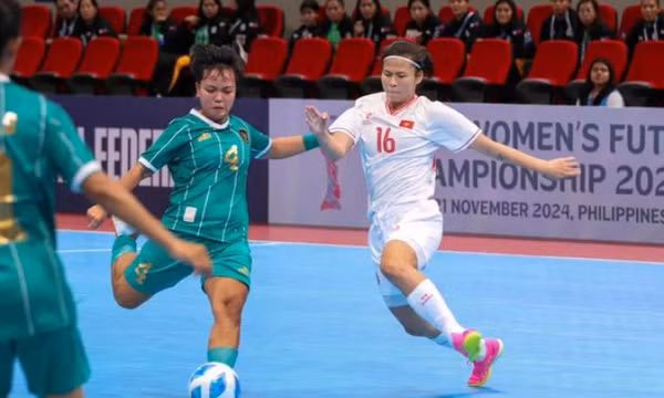 Việt Nam đánh bại Indonesia 5-0 ở giải Futsal nữ Đông Nam Á 2024