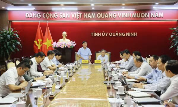 Đoàn khảo sát Ban Kinh tế Trung ương làm việc với tỉnh Quảng Ninh