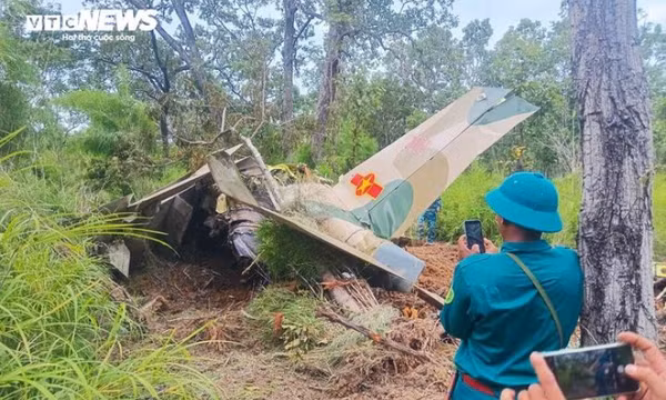 Tìm thấy máy bay YAK-130 rơi trong Vườn Quốc gia Yok Đôn, Đắk Lắk