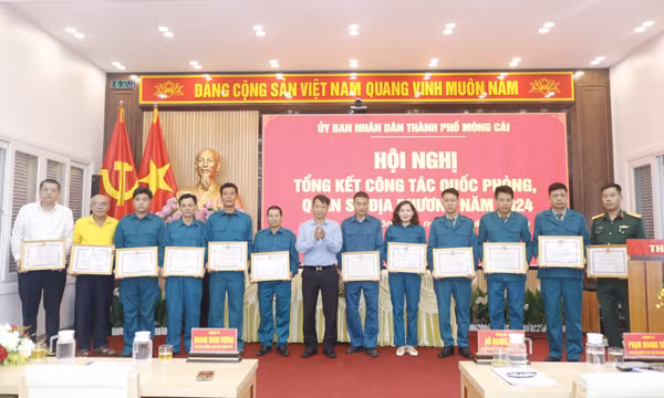 Móng Cái tổng kết công tác quốc phòng, quân sự địa phương năm 2024