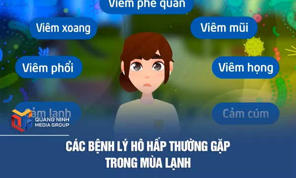 Các bệnh lý hô hấp thường gặp trong mùa lạnh