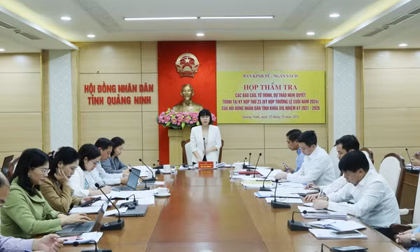 Ban Kinh tế - Ngân sách HĐND tỉnh họp thẩm tra các tờ trình, dự thảo nghị quyết