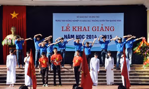 Trung tâm hướng nghiệp và giáo dục thường xuyên: Tổ chức lễ khai giảng năm học mới 2014-2015