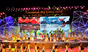 Rực rỡ sắc màu đêm hội Carnaval Hạ Long 2015