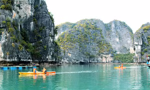 Từ ngày 1/4 dừng hoạt động dịch vụ chèo kayak trên vịnh Hạ Long