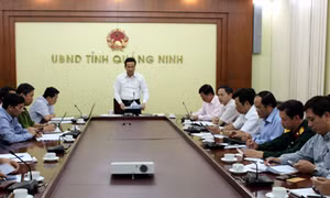 UBND tỉnh họp bàn các biện pháp khắc phục hậu quả cơn bão số 14