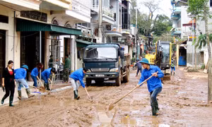 Tiên Yên khẩn trương khắc phục hậu quả bão lũ