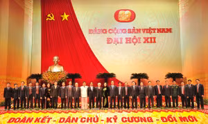 Đại hội thông qua danh sách bầu cử Ban Chấp hành Trung ương khóa XII