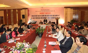 Họp báo công bố kết quả Hội thảo khoa học quốc tế về phát triển Đặc khu kinh tế - Kinh nghiệm và cơ hội