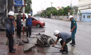 TX Đông Triều: Bão số 3 bắt đầu gây ảnh hưởng