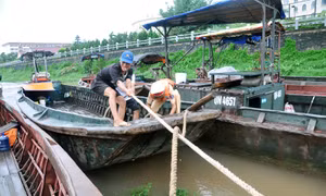 Người dân chủ động phòng, chống bão số 3