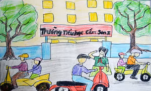 Đội cờ đỏ an toàn trường em