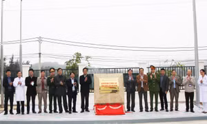Cô Tô: Gắn biển công trình chào mừng 90 năm Ngày thành lập Đảng