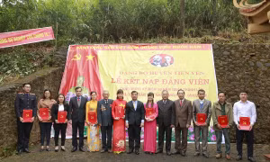 Tiên Yên: Kết nạp mới 9 đảng viên
