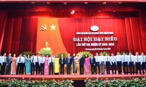 Ra mắt BCH Đảng bộ Khối các cơ quan tỉnh nhiệm kỳ 2015-2020