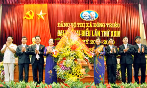 Đại hội đại biểu Đảng bộ TX Đông Triều: Khẳng định vị trí, vai trò của đô thị cửa ngõ phía Tây của tỉnh
