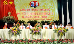Khai mạc Đại hội đại biểu Đảng bộ huyện Hoành Bồ lần thứ XXIV, nhiệm kỳ 2015- 2020