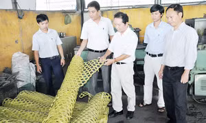 Tấm chèn lưới nhựa PP trong hầm lò