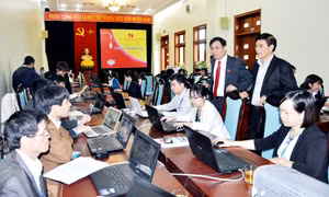 Báo chí góp phần vào thành công Đại hội