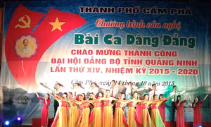 Các đơn vị, địa phương chào mừng thành công Đại hội Đảng bộ tỉnh lần thứ XIV