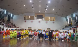 Khai mạc Giải bóng đá thiếu niên- nhi đồng Quảng Ninh năm 2017