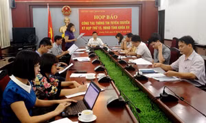 Họp báo công tác thông tin tuyên truyền kỳ họp thứ 15, HĐND tỉnh khóa XII