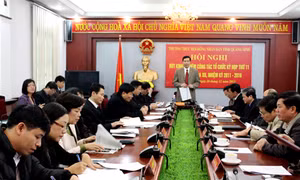 Rút kinh nghiệm công tác tổ chức kỳ họp thứ 11, HĐND tỉnh khóa XII