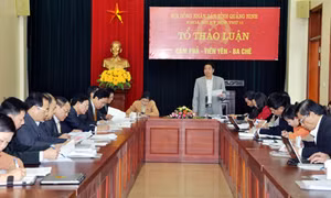 Thảo luận tại tổ và hội trường: Sôi nổi và trách nhiệm