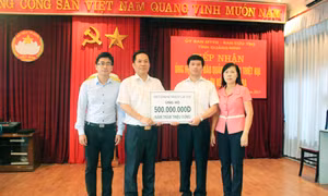 254 đơn vị, cá nhân ủng hộ gần 59 tỷ đồng giúp Quảng Ninh vượt khó