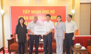 Tỉnh Bình Dương hỗ trợ 1 tỷ đồng giúp Quảng Ninh khắc phục hậu quả mưa lụt