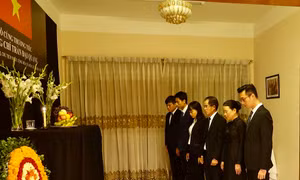 Lễ viếng Chủ tịch nước Trần Đại Quang tại nhiều nước trên thế giới