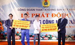 Công đoàn Than-Khoáng sản Việt Nam phát động Tháng Công nhân năm 2015