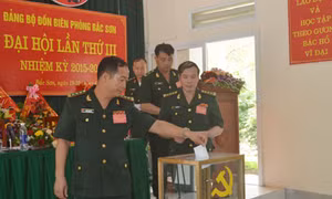 Đảng ủy BĐBP tỉnh: Chỉ đạo thành công đại hội điểm Đảng bộ cơ sở
