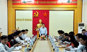 Kiểm điểm tiến độ GPMB, thực hiện một số dự án KKT Vân Đồn