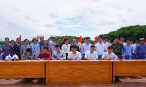 Đầm Hà bàn giao mặt bằng cao tốc Vân Đồn - Móng Cái đoạn qua xã Quảng An, Tân Bình