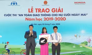 Quảng Ninh có 1 giải Xuất sắc tại cuộc thi "An toàn giao thông cho nụ cười ngày mai" cấp quốc gia