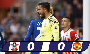 Chia điểm với Southampton, M.U thiết lập kỷ lục đáng quên