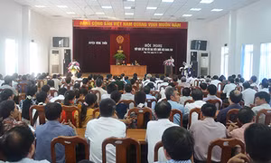 Lịch tiếp xúc cử tri của các tổ đại biểu HĐND tỉnh tại các địa phương