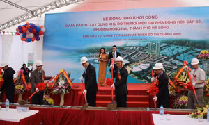 Khởi công dự án đầu tư xây dựng khu đô thị mới hiện đại phía Đông hòn Cặp Bè