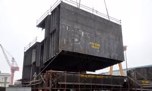 Công ty Đóng tàu Hạ Long: Đặt ky đóng mới tàu dịch vụ dầu khí