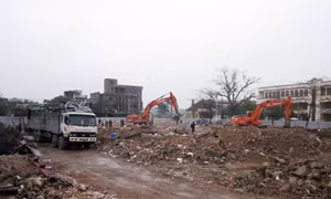 Hoàn thành tháo dỡ Chợ trung tâm Hải Hà cũ