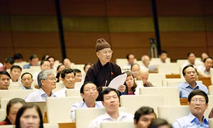 Đoàn ĐBQH tỉnh Quảng Ninh tham gia thảo luận ở hội trường