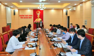 Thường trực HĐND tỉnh cho ý kiến về việc sử dụng một số nguồn vốn ngân sách