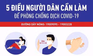 5 việc cần làm để phòng Covid-19