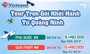 Tour khởi hành từ Quảng Ninh