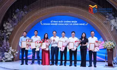 Công ty TNHH Đầu tư phát triển sản xuất Hạ Long đóng gói hàu.