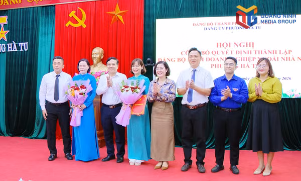 Đảng ủy phường Hà Tu: Thành lập Đảng bộ khối doanh nghiệp trực thuộc 