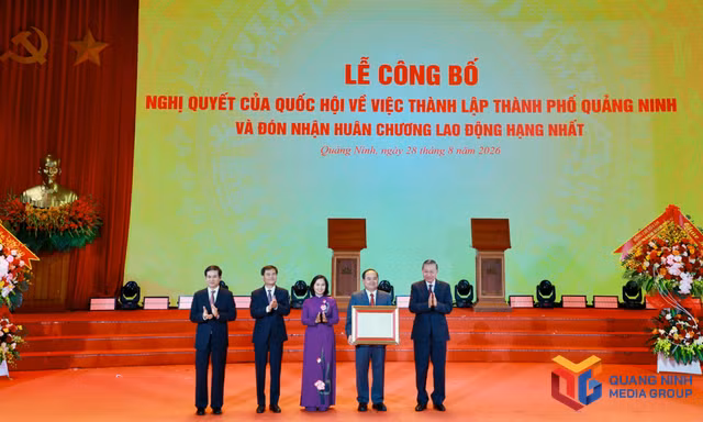 Tổng Bí thư, Chủ tịch nước Tô Lâm dự Lễ công bố Nghị quyết của Quốc hội về thành lập thành phố Quảng Ninh