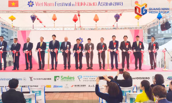 Đoàn Quảng Ninh tham dự khai mạc Lễ hội Việt Nam tại Hokkaido 2026