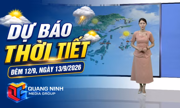 Dự báo thời tiết đêm 12, ngày 13/9/2026